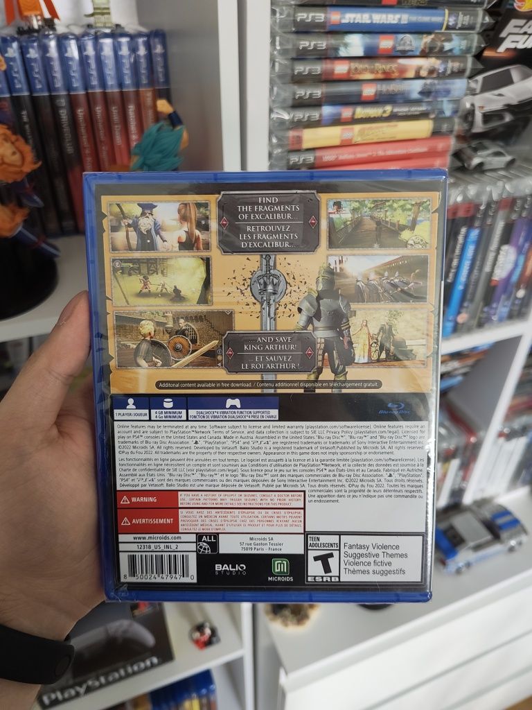 The Quest for the Excalibur gra na konsolę PS4