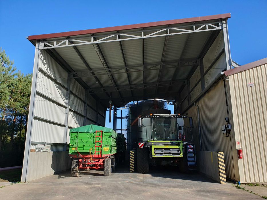 Hala stalowa 18x30x5 konstrukcja wiata magazyn zbożowy