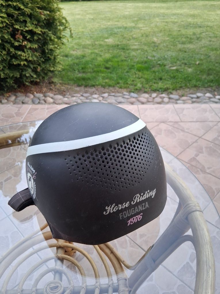 Kask toczek jeździecki Fouganza
