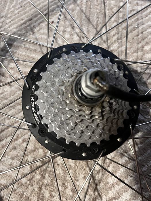 Мотор-колесо 500w MXUS XF15C 26 дюймів під касету