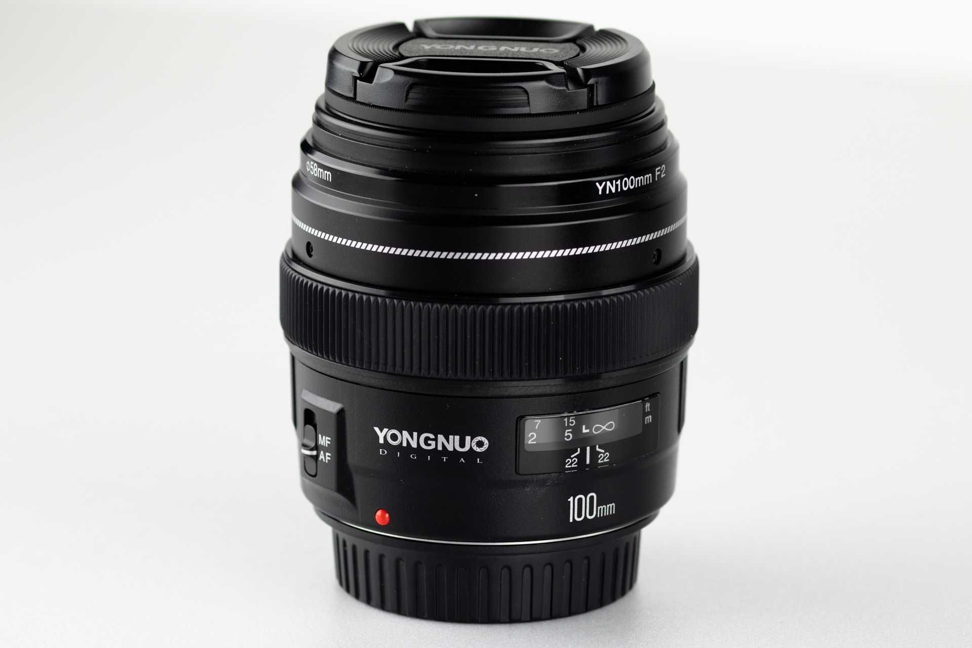 Obiektyw Yongnuo YN 100mm f/2 Canon EF / Stan idealny, jak nowy!