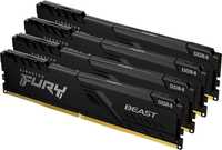 Pamięć Ram Kingston Fury Beast 16Gb (4X4Gb) Ddr4 3200Mhz Cl16