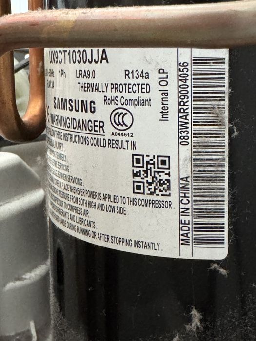 Мотор двигун компресор до сушильної машинки Samsung DV90TA040AE/UA