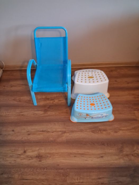 Krzesło schody podstawka dla dziecka