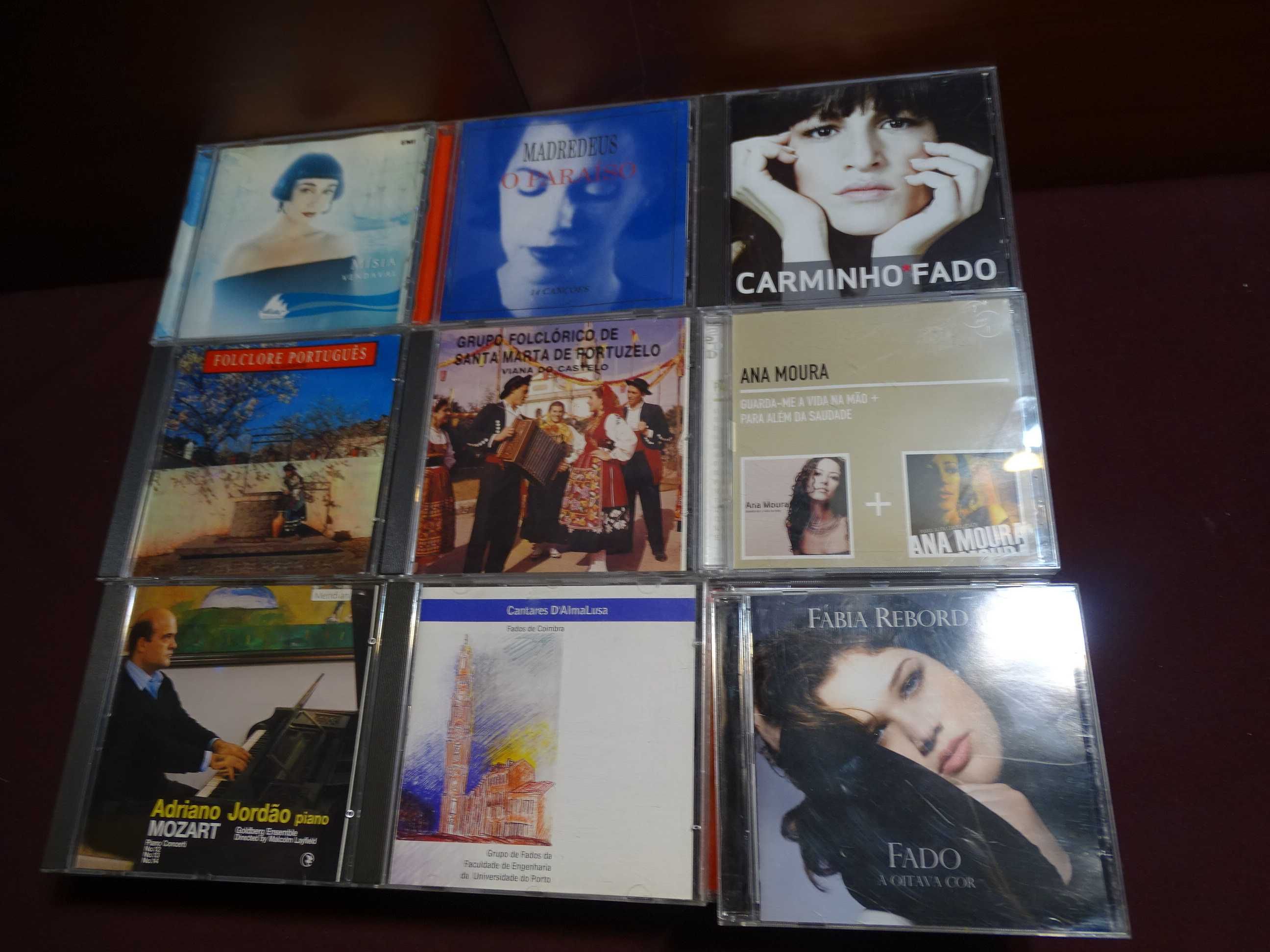 CDs Musica Portuguesa/Excelente estado/5 euros cada artigo