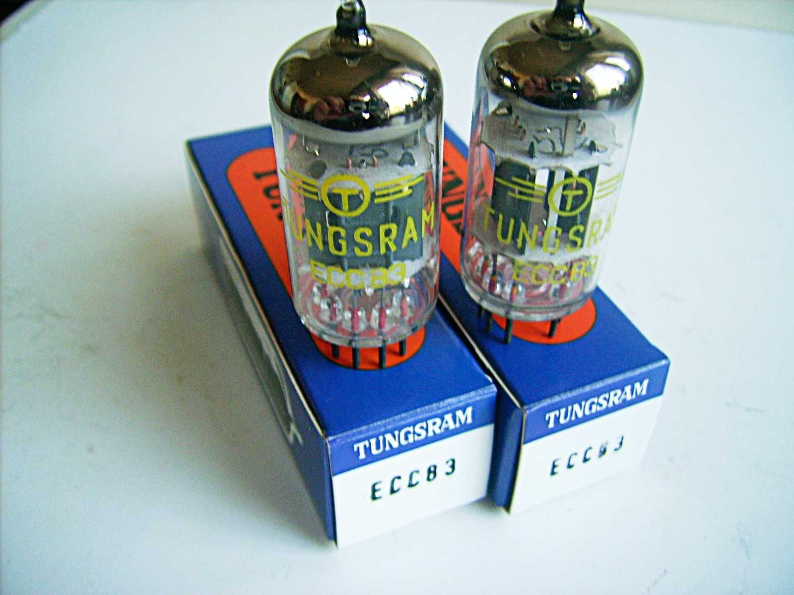 Para-ECC83 / TUNGSRAM / NOS = 12AX7 = E83CC /1975 , Bardzo Mocne !