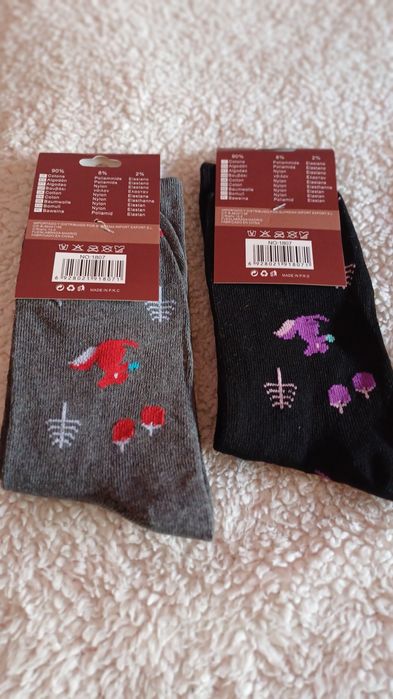 Meias de mulher com padrão- 35-40