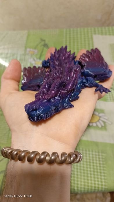 3д Подвижный Дракон