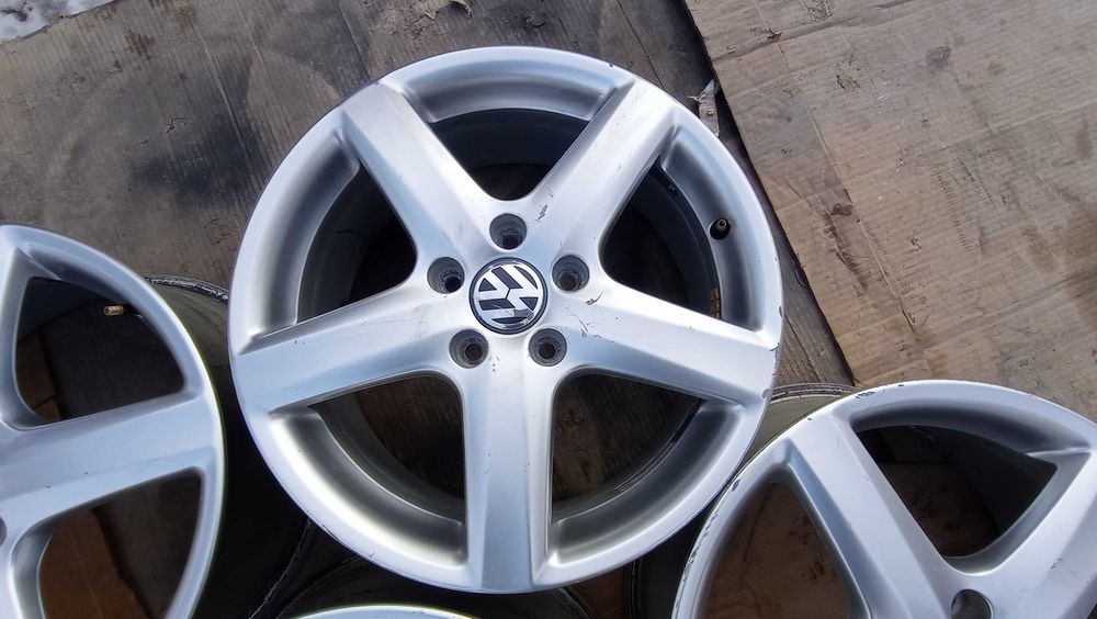 Бу диски литі r17 5*112 оригинальні Volkswagen Jetta Golf Touran Caddy