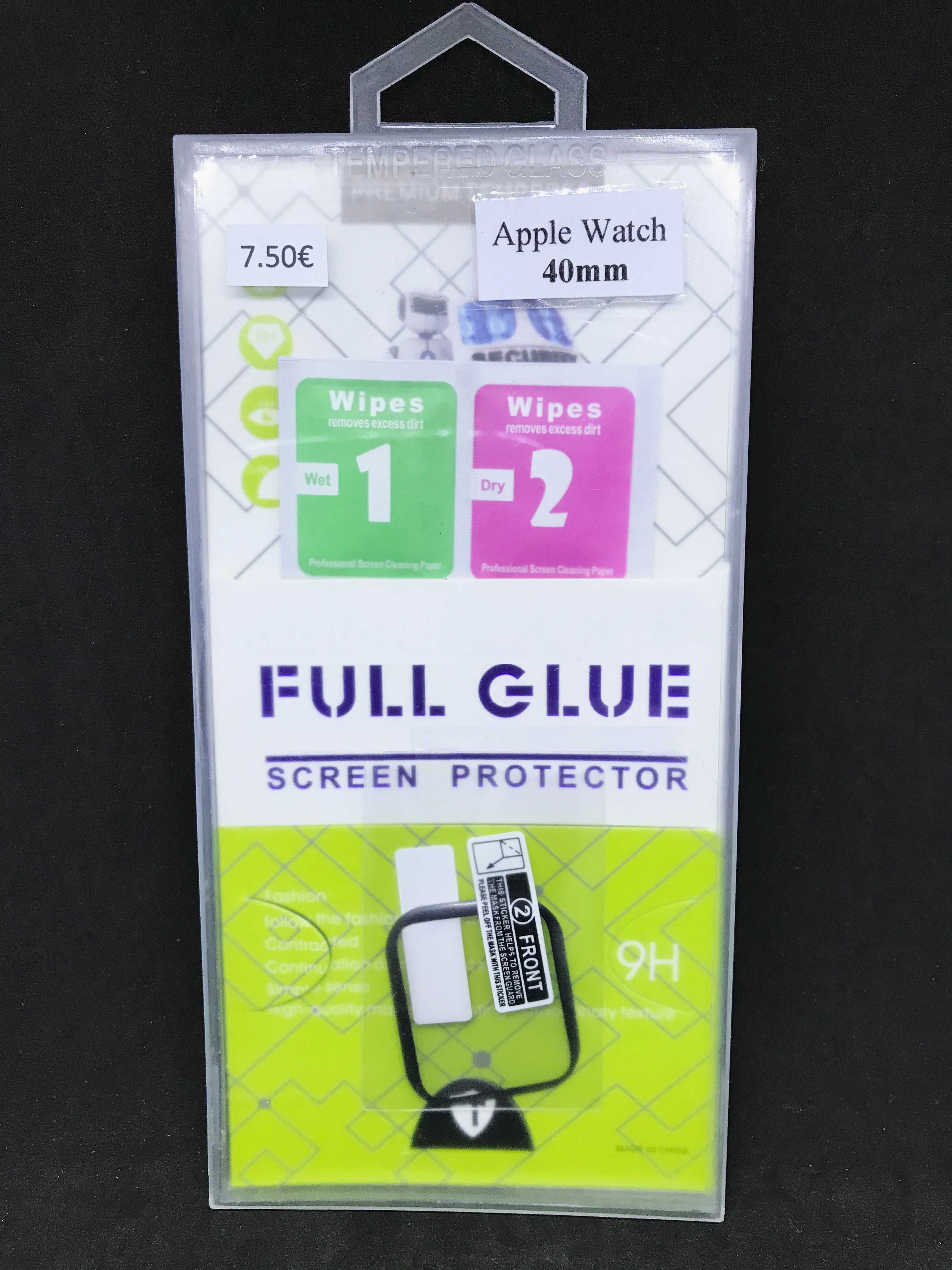 Película protectora para Apple Watch 40mm - Full Cover/Cobertura total