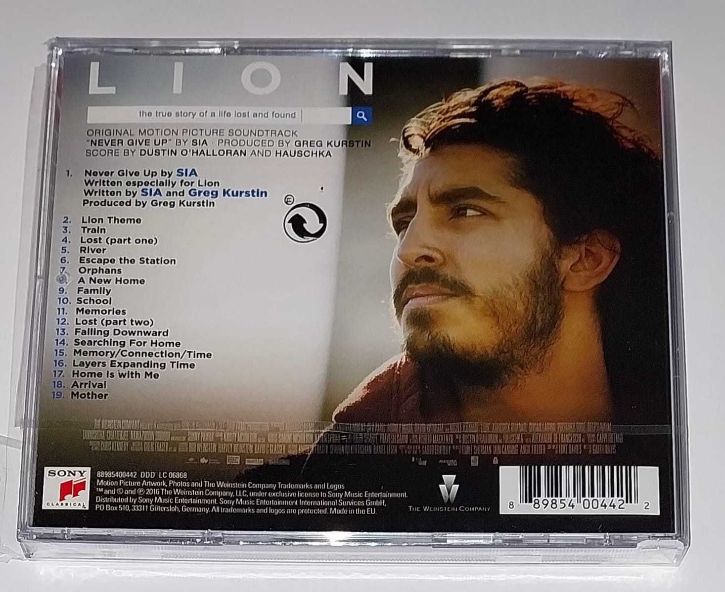 LION - Soundtrack CD OST SIA