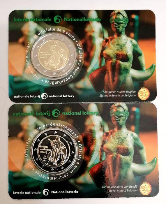 Coincard moedas 2 Bélgica