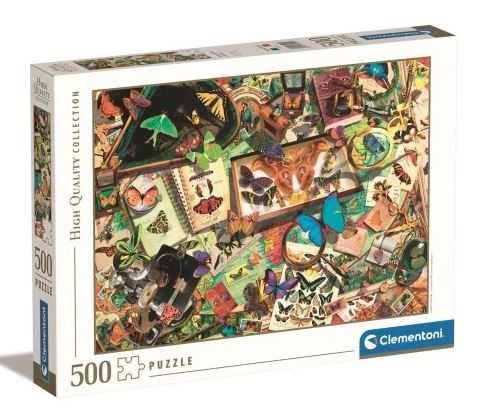 Puzzle 500 el Clementoni motyle