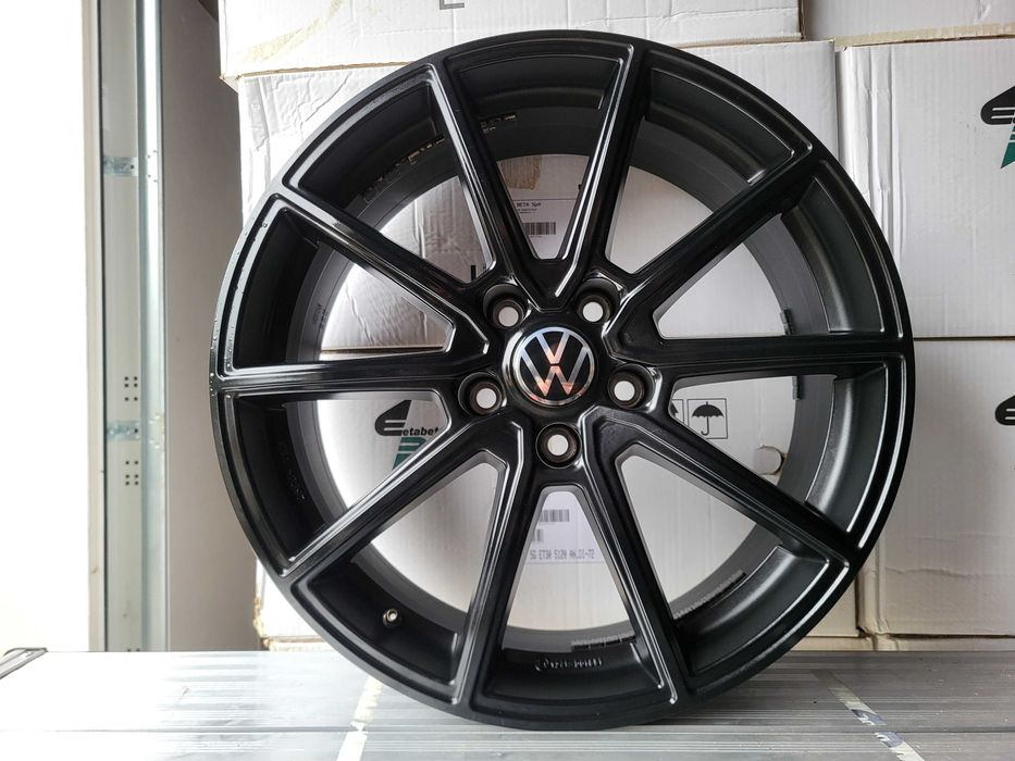 [1274] Felgi aluminiowe 18 cali VW 5x112 et43 7Jx18H2 SUPER CENA BLACK