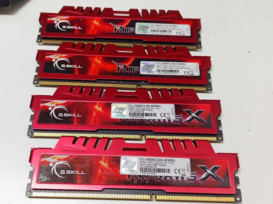 Пам'ять для компьютера G.Skill 4GB DDR3 1600MHz PC3 12800U. Intel/AMD