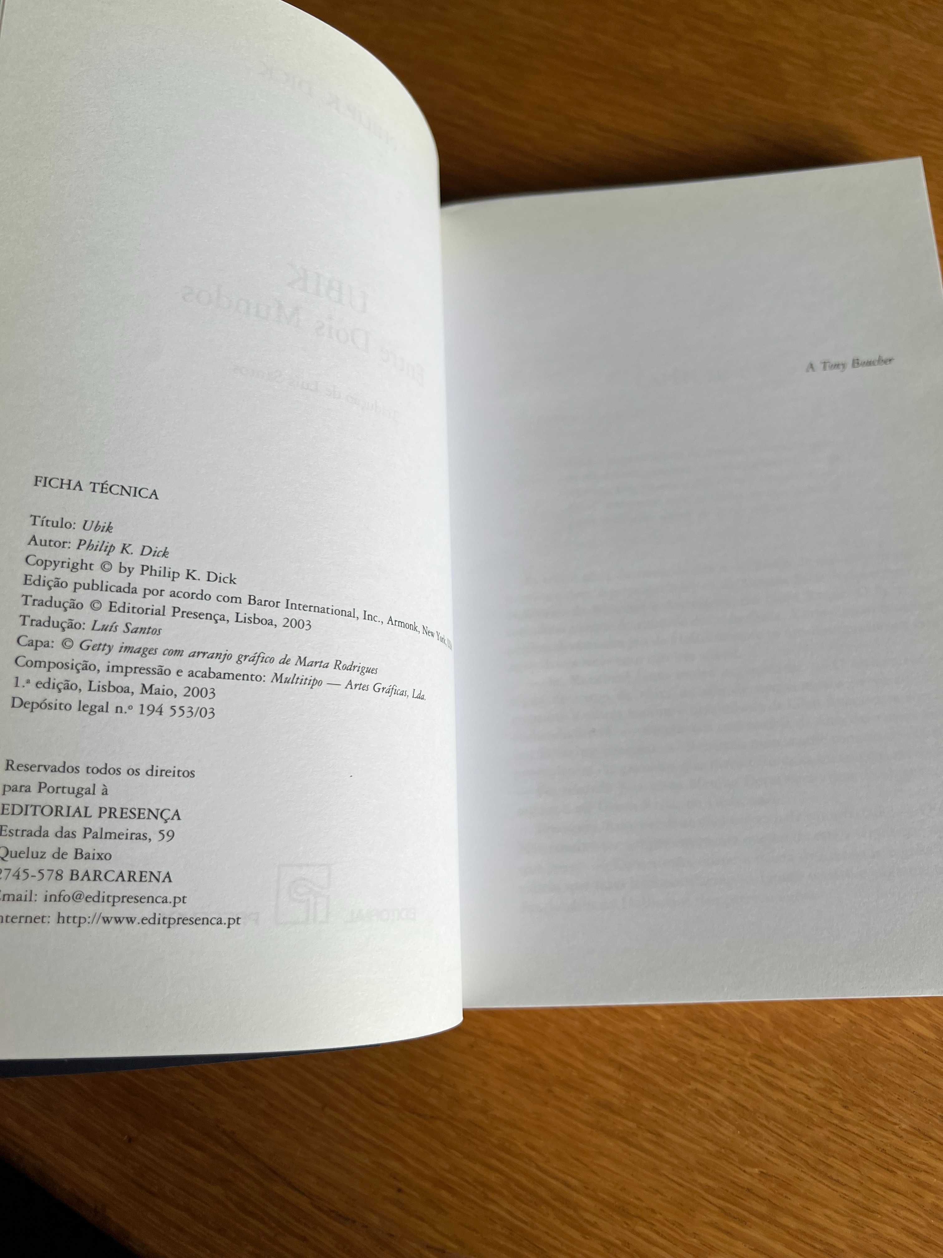 UBIK entre 2 mundos        Philip K. Dick