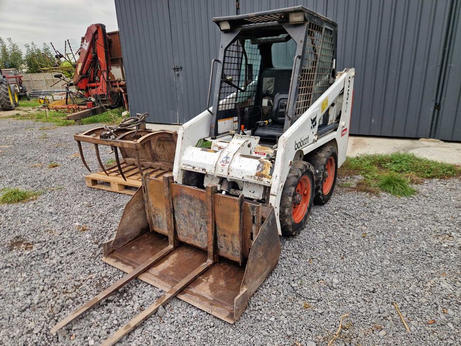 Miniladowarka Ladowarka BOBCAT 553  krokodyl widly szufla 1400 MTHORYG
