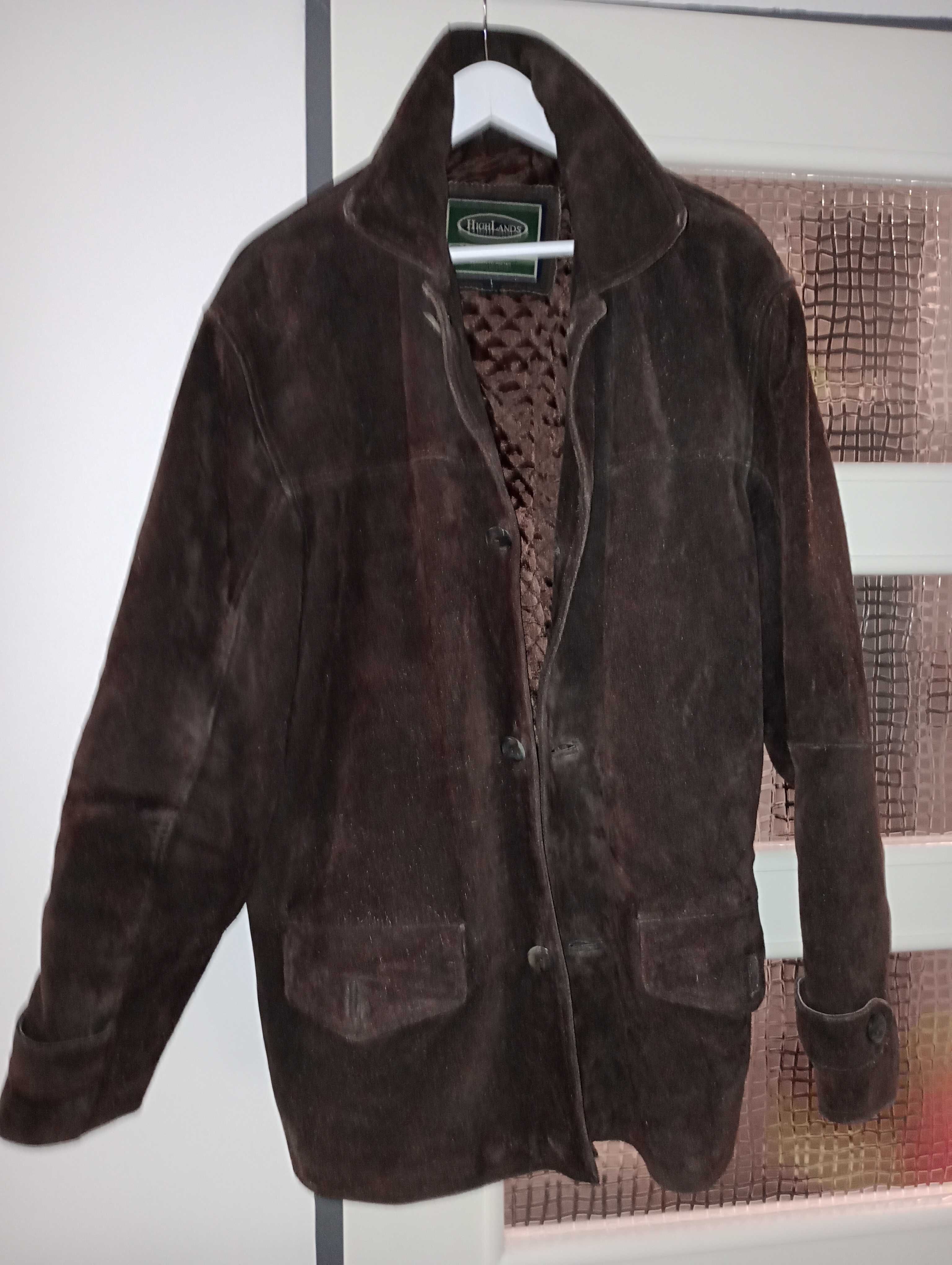 Kurtka Skóra Naturalna L XL plus Gratis