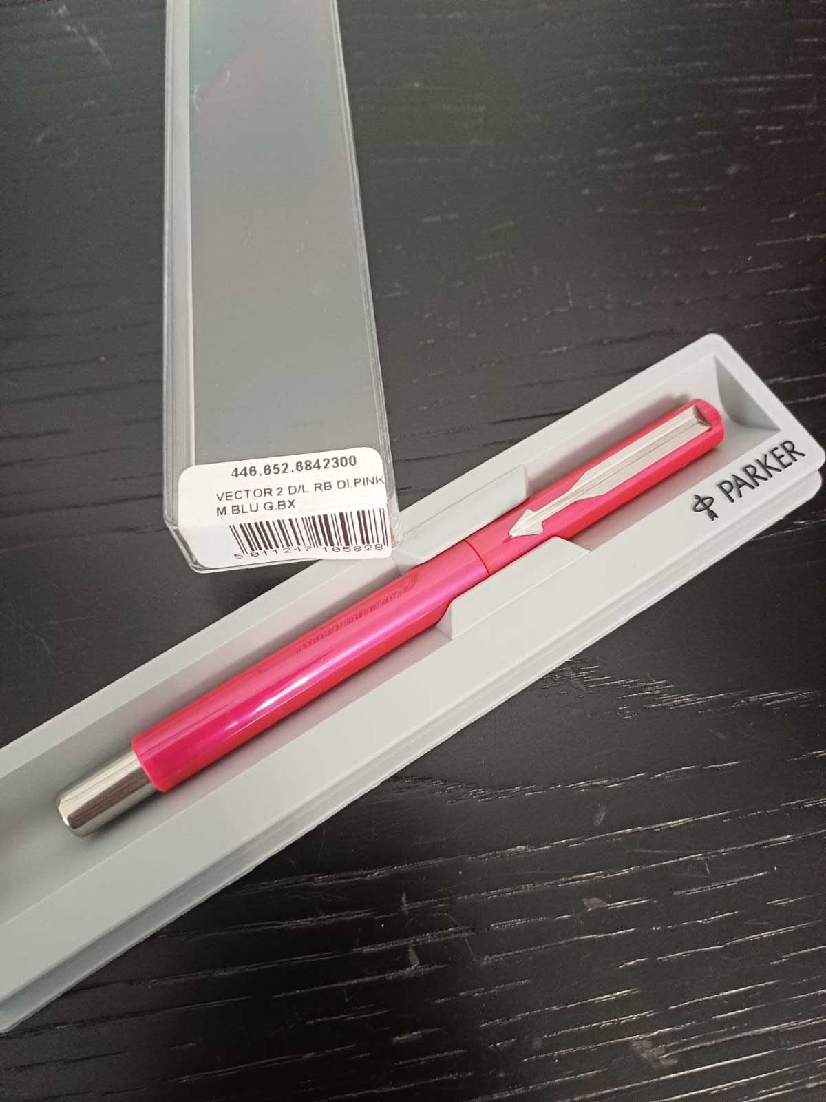 Caneta Parker edição especial cor-de-rosa (Vector 2 D/L)