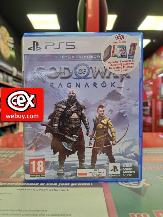 God of War Ragnarok Playstation 5 CeX Częstochowa