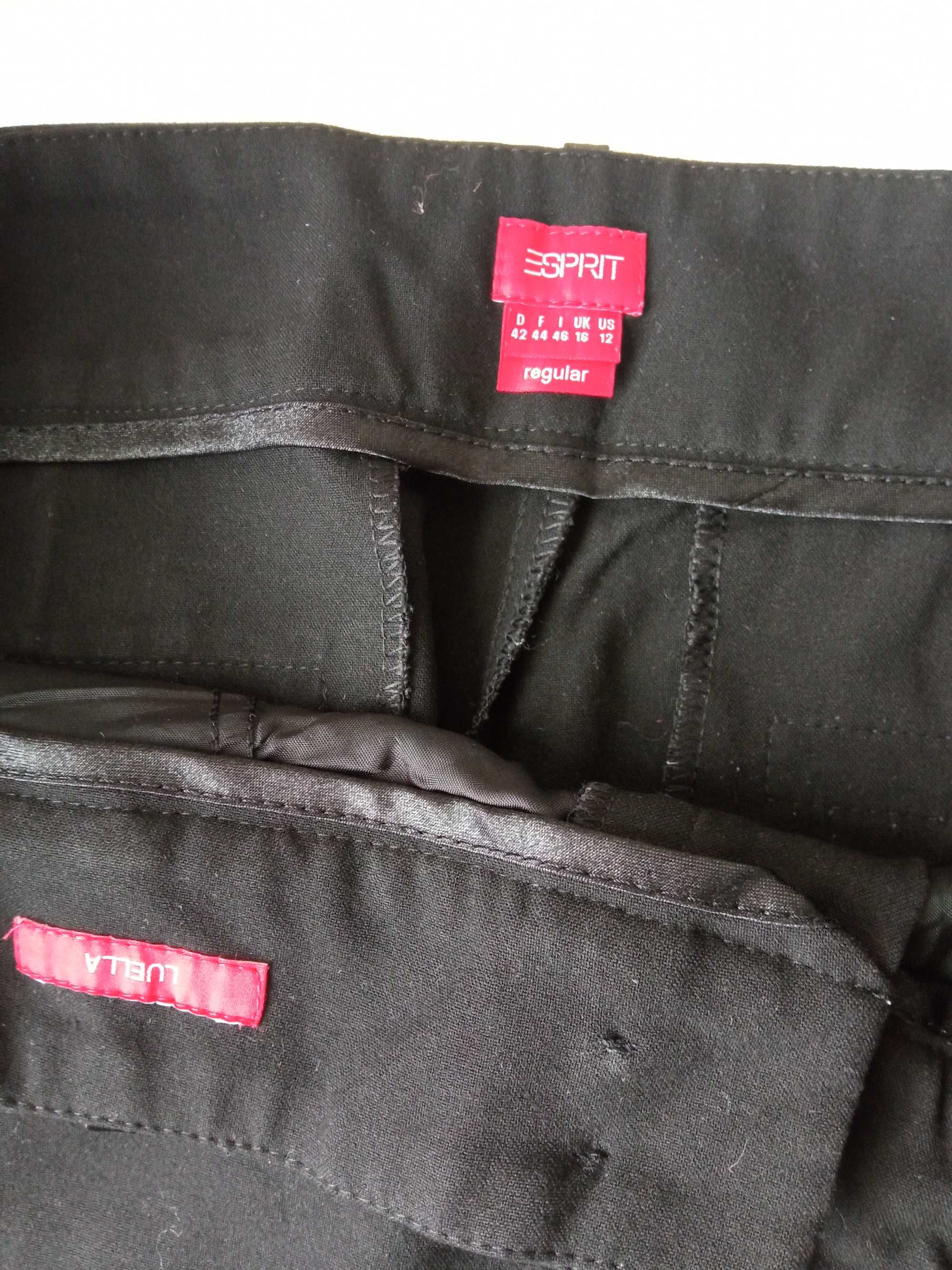 Esprit spodnie damskie ubraniowe szeroka nogawka r 42 pas 86-92cm