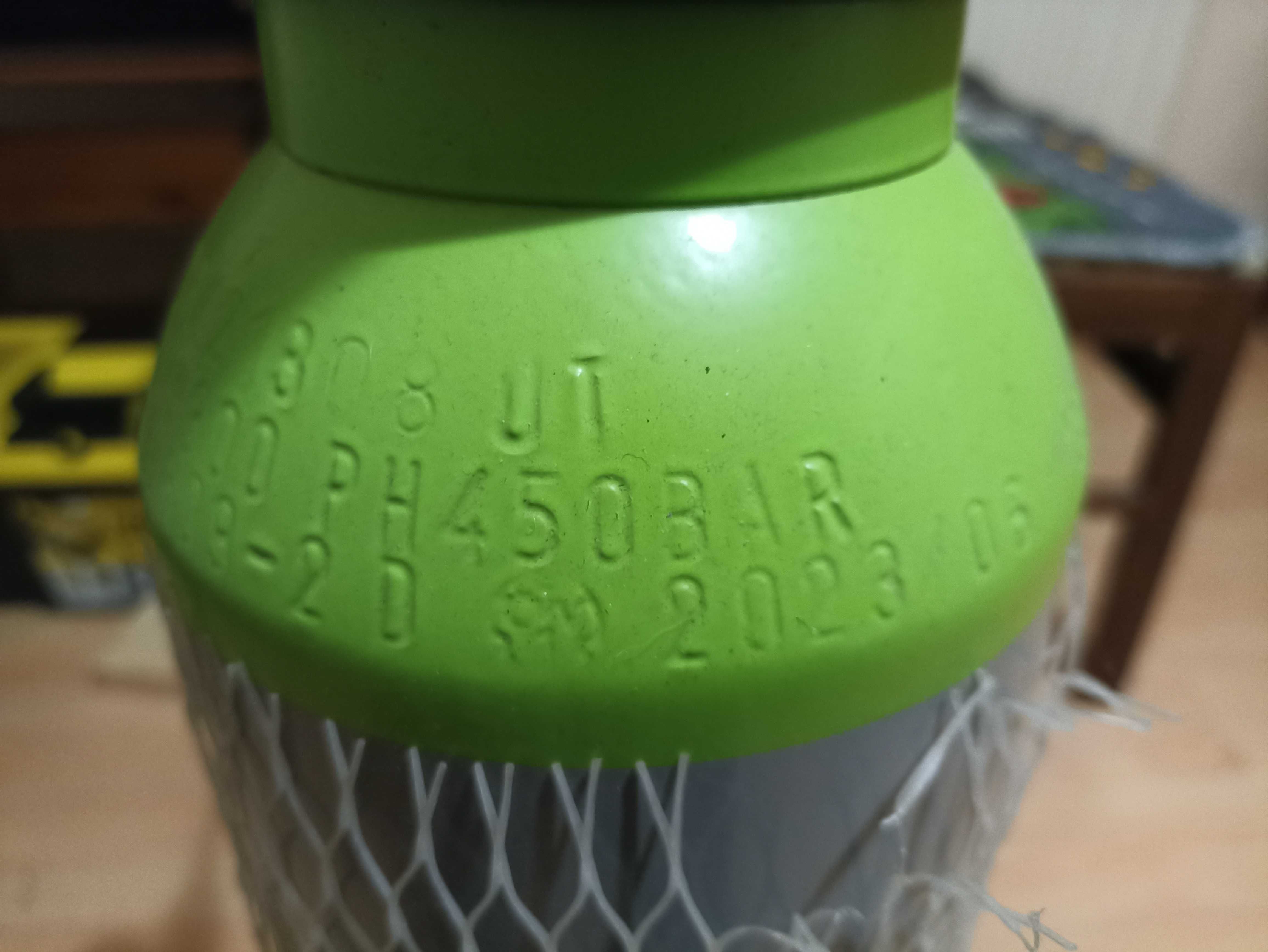 Butla gazowa 8L 450 BAR do wiatrówki + reduktor