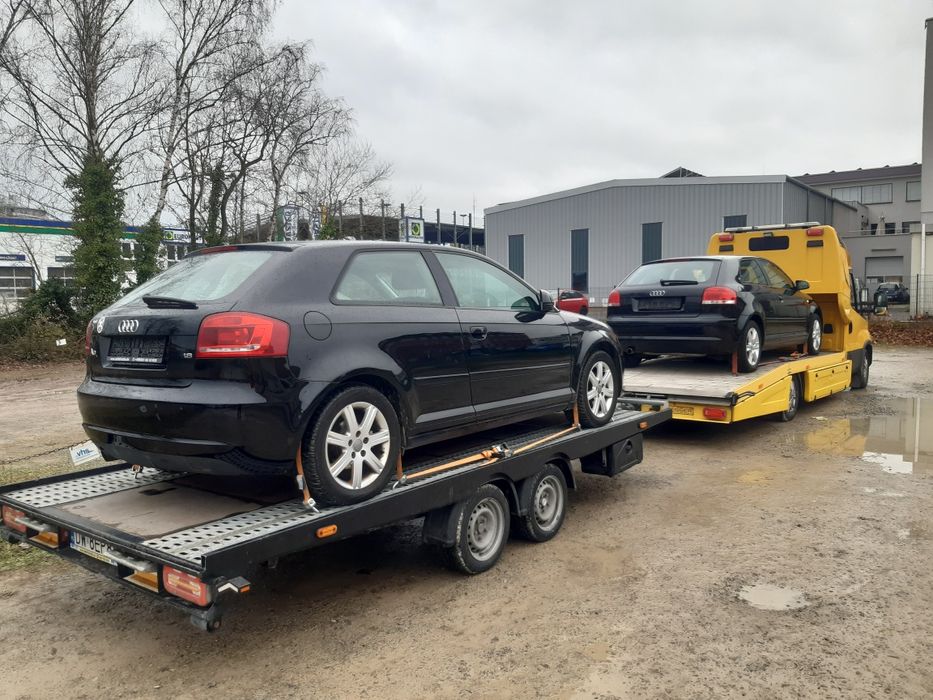 Pomoc drogowa autolaweta transport aut Europa - Polska holowanie
