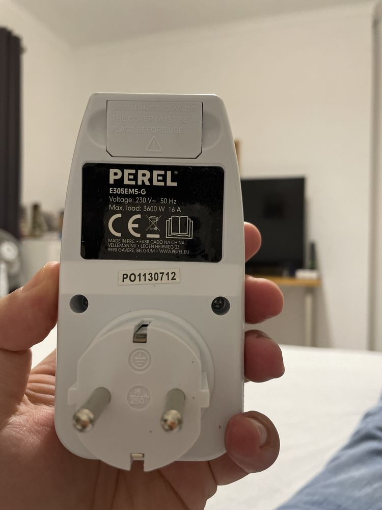 Medidor de Energia Perel E305EM5-G c/ memória