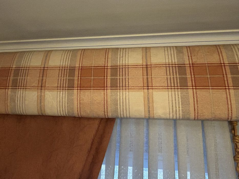 Sanefa madeira forrada + oferta