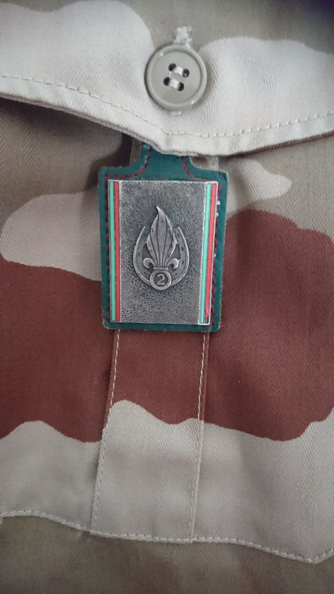 Odznaka wojskowa. Legia Cudzoziemska. 2 Cudzoziemski Pułk Piechoty.