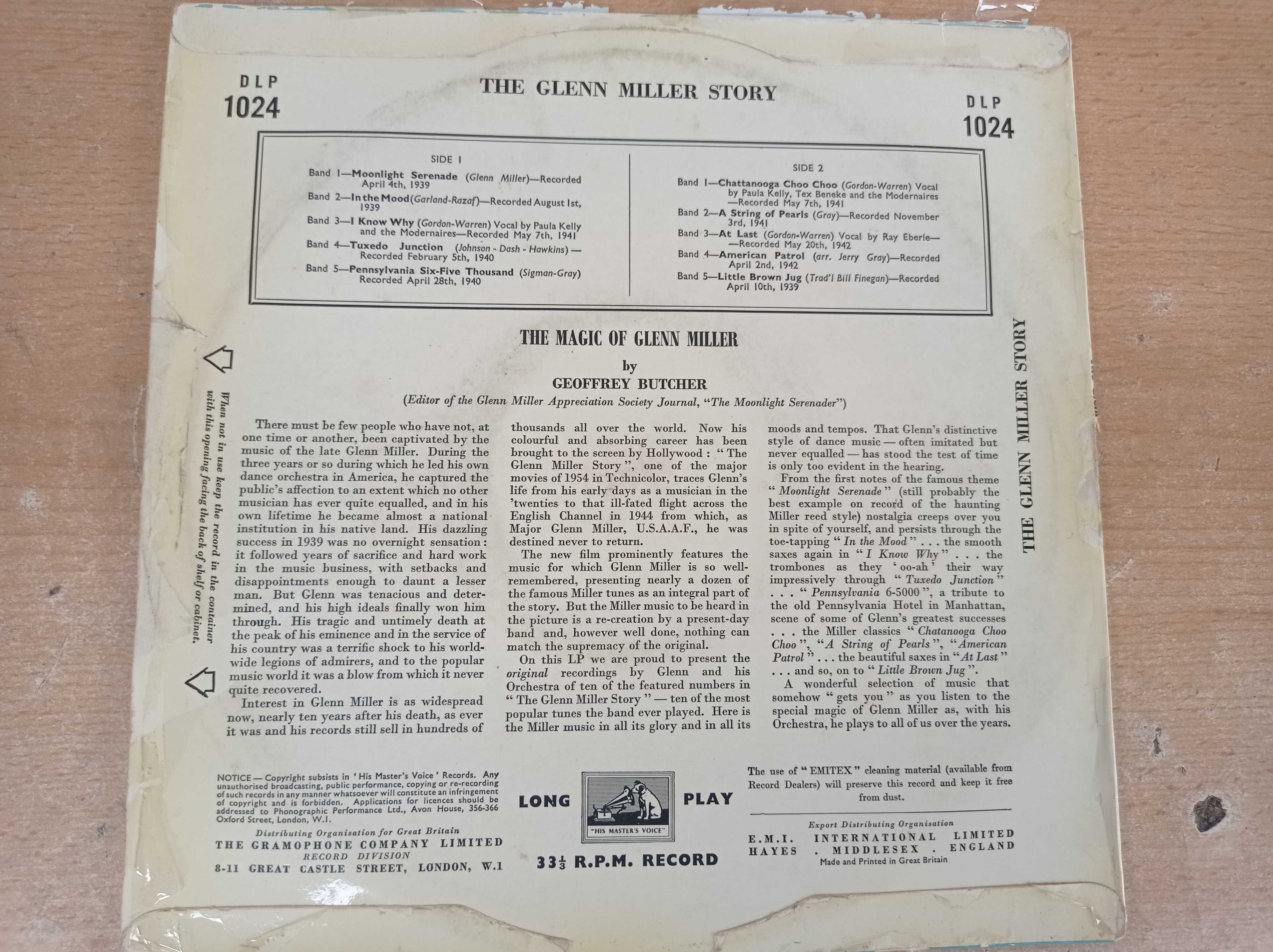 Glenn Miller - płyty winyl - 3 sztuki - RCA Records USA.