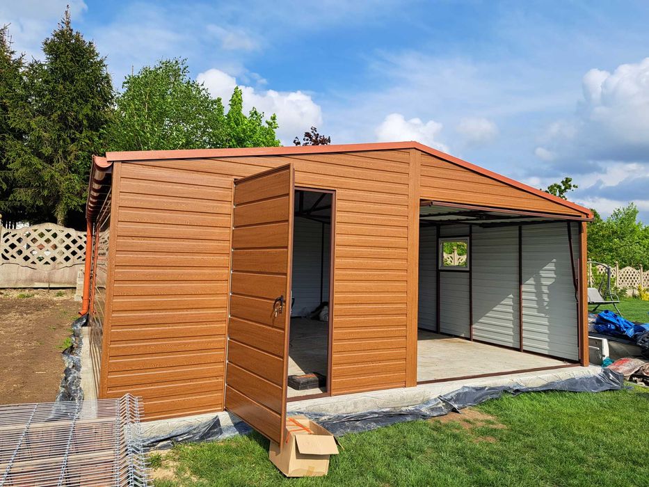 Garaże blaszane, wszystkie wymiary profil zamknięty ,producent