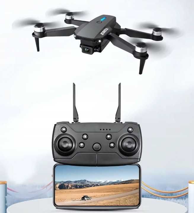 DRON E88 2X KAMERA 6K wifi zawis 2000m 35min lotu na jednej baterii