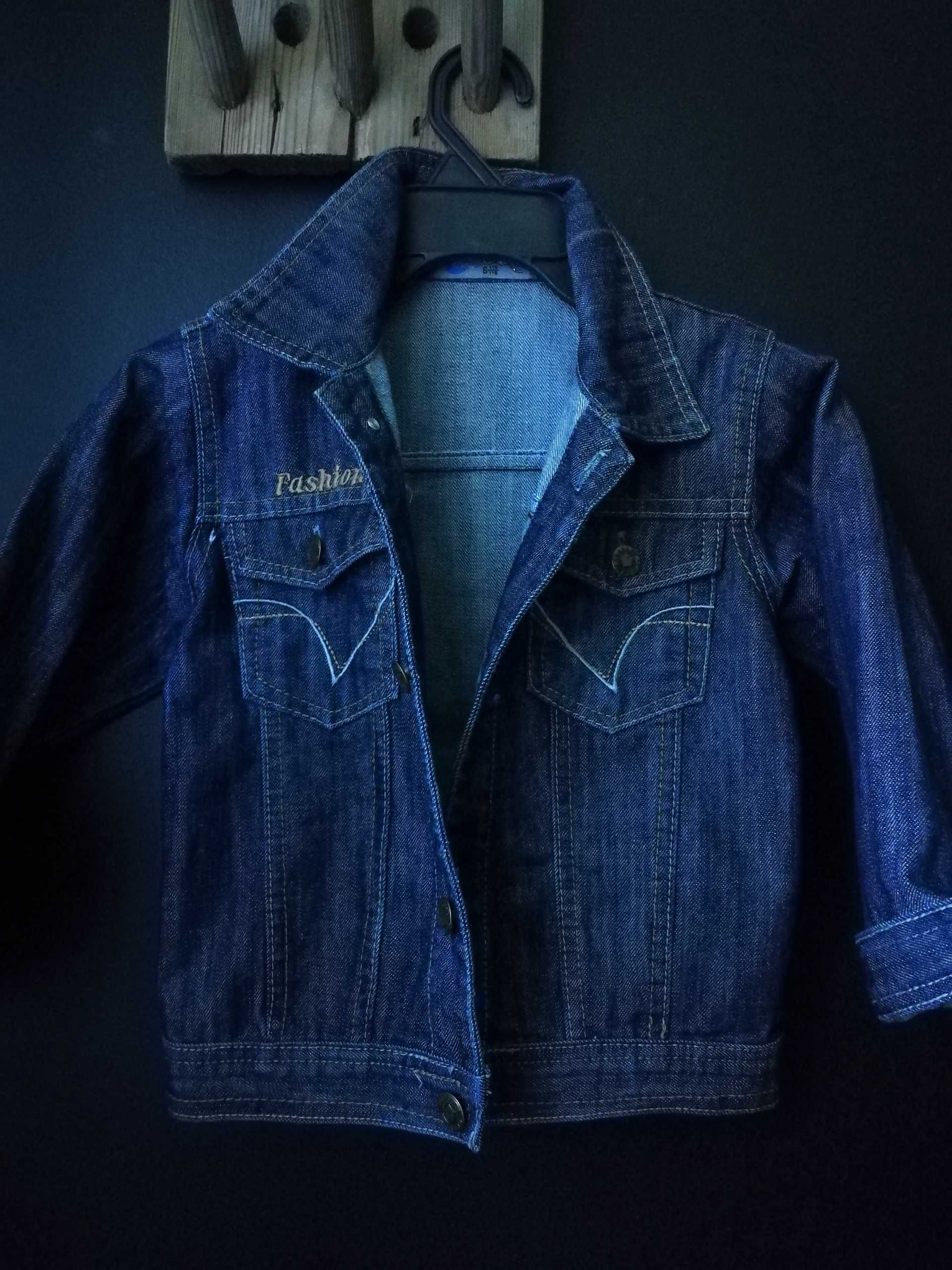 Custom jacket kurtka jeansowa r. 110 / 116 dziecięca