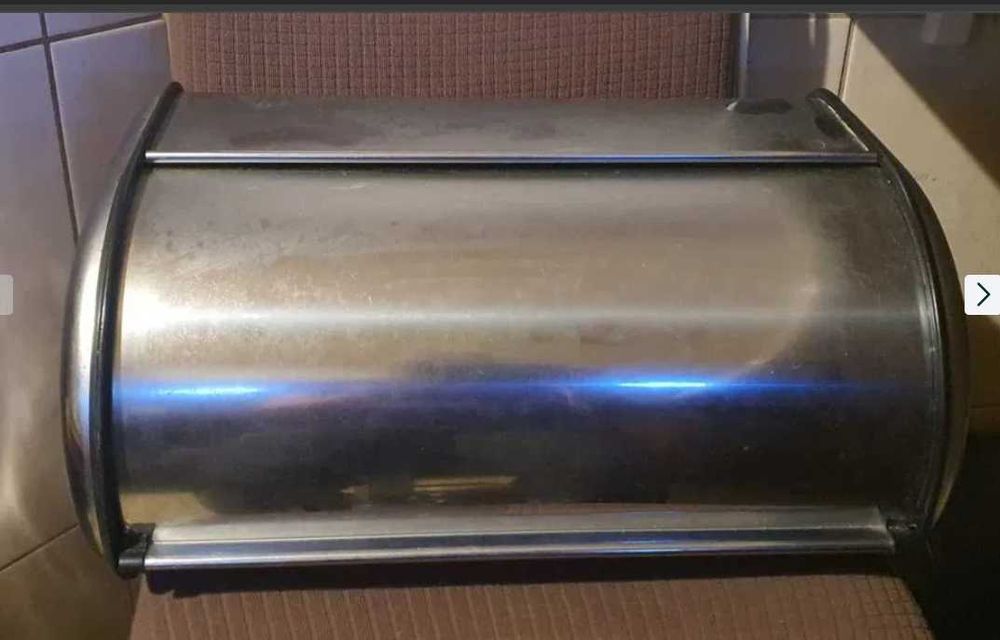 Duży chlebak z nierdzewki