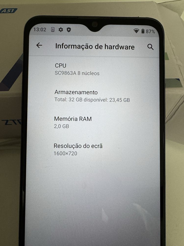 ZTE BLADE A51 Smartphone