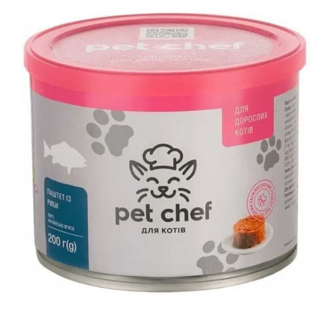 Паштет Карні Carnie, Pet chef консервований корм для котів, собак 800г