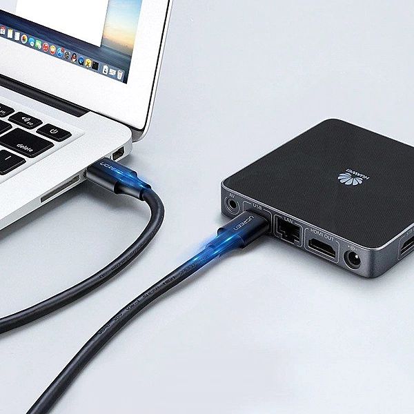 Ugreen kabel przewód USB - USB (męski - USB 3.2 Gen 1) 1 m czarny (US1
