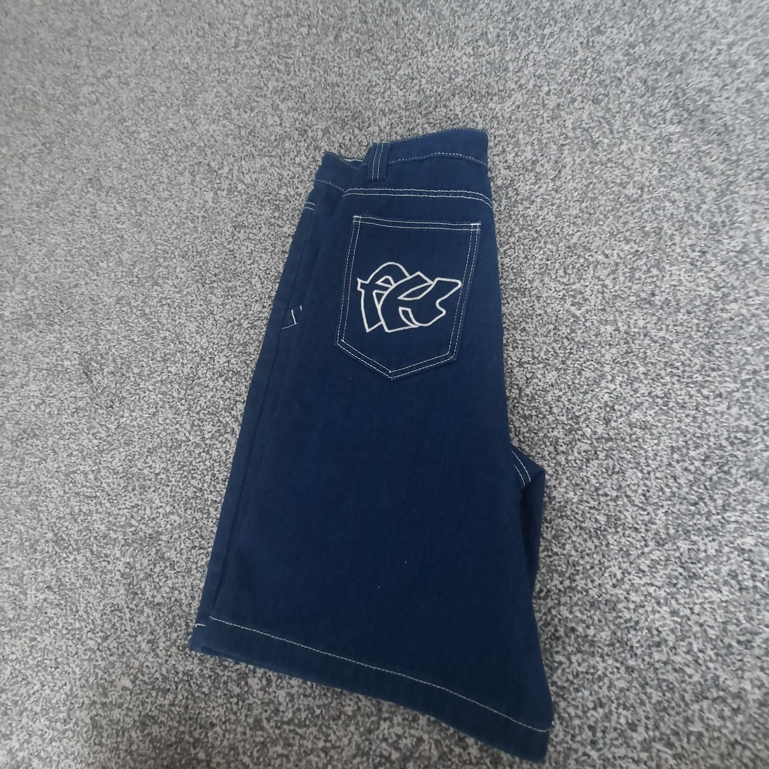 Широкі шорти сині  baggy shorts blue
