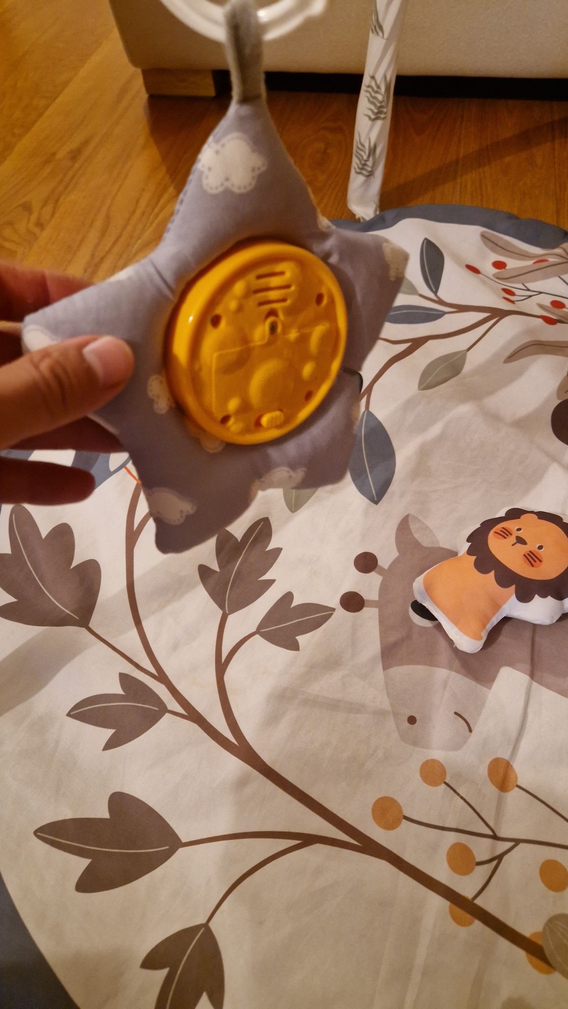 Banheira Shantala + espreguiçadeira + tapete de atividades