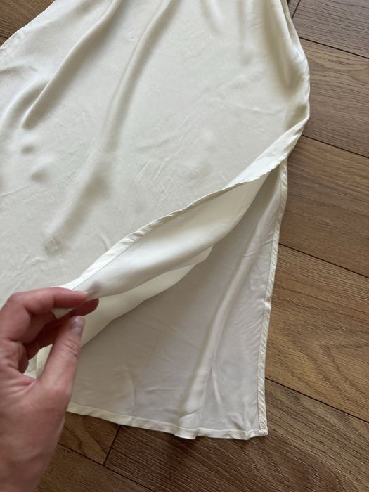 Шелковое платье комбинация