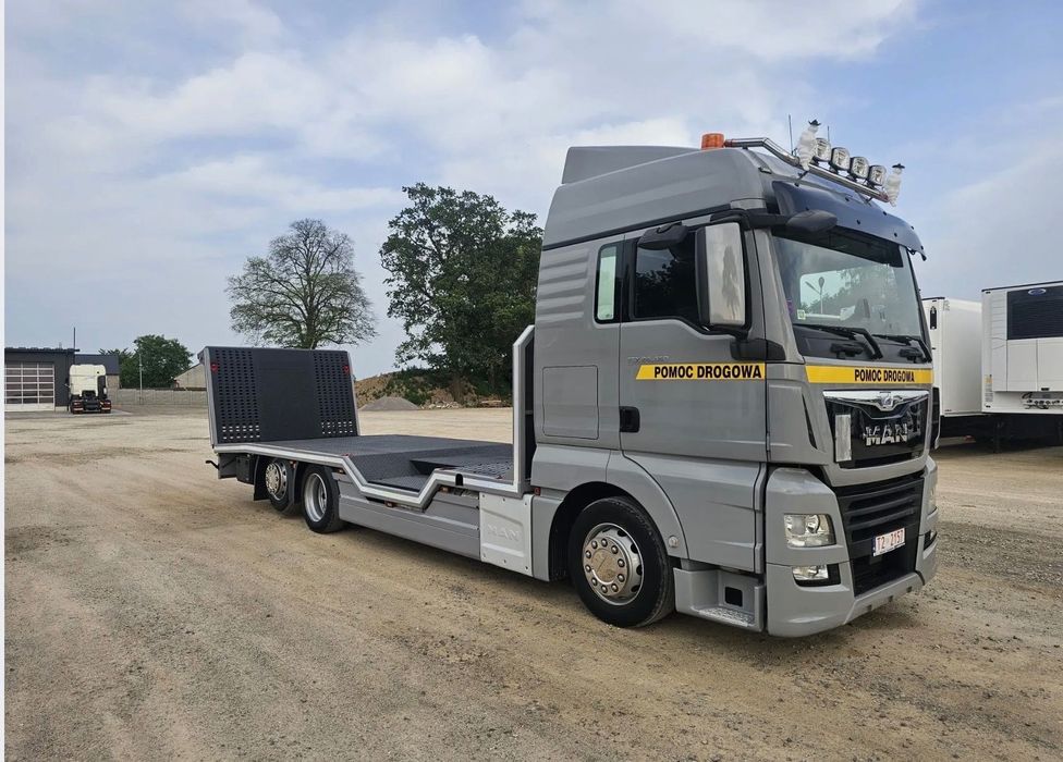 MAN TGX  MAN laweta ciężarowa, auto laweta, hydraulika, stan bardzo dobry cesja