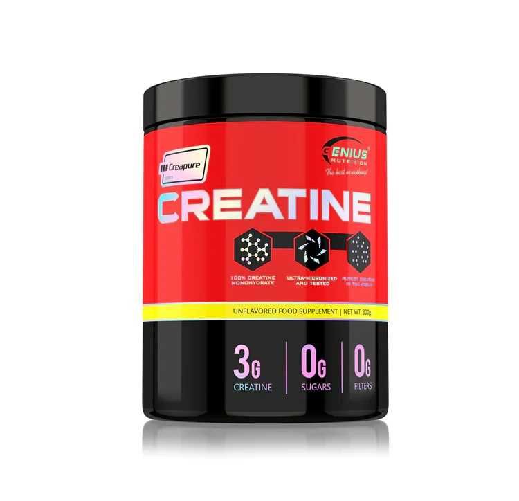 ТОП Продаж 100% Креатин Genius Creapure 300 грамм Швеция