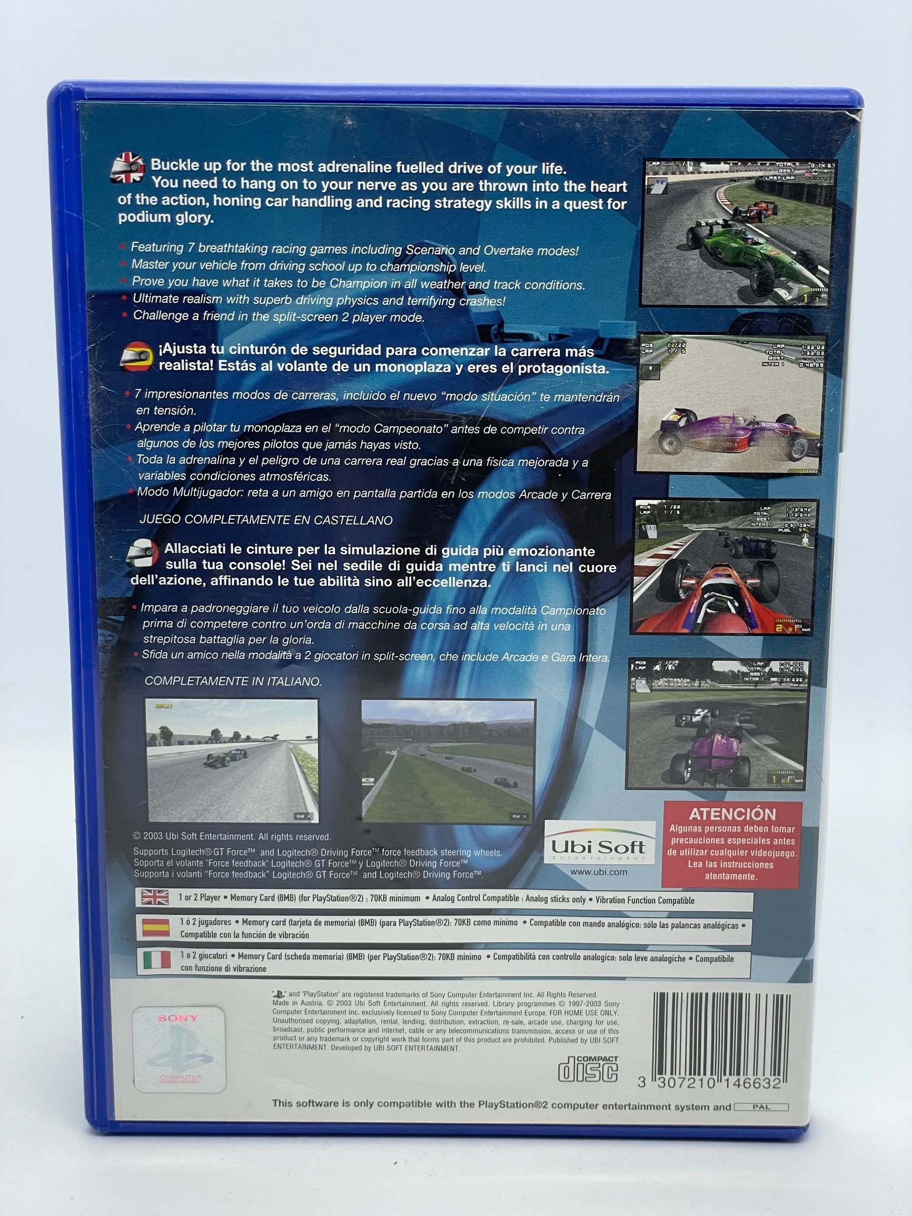 Racing Simulation 3 PS2 Po Angielsku