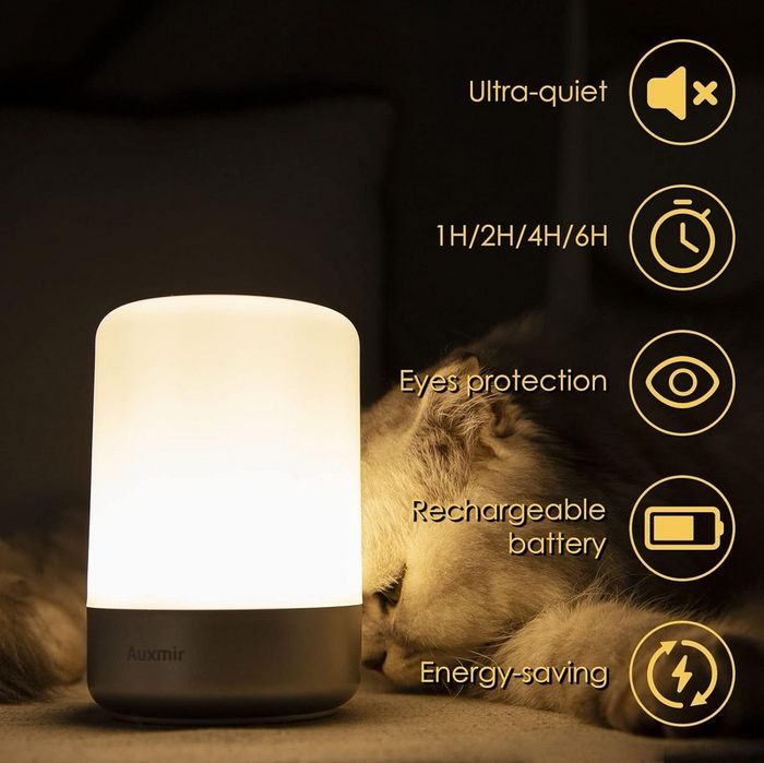 Lampka Nocna RGB S450 – 8 Kolorów + Funkcja Timera