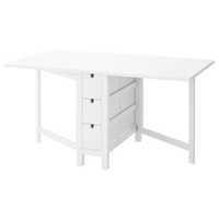 Mesa Branca de abas rebativeis do IKEA (NORDEN)