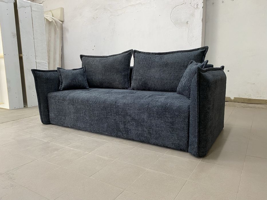 Kanapa sofa rozkładana z funkcją spania czerwona tkaniny do wyboru