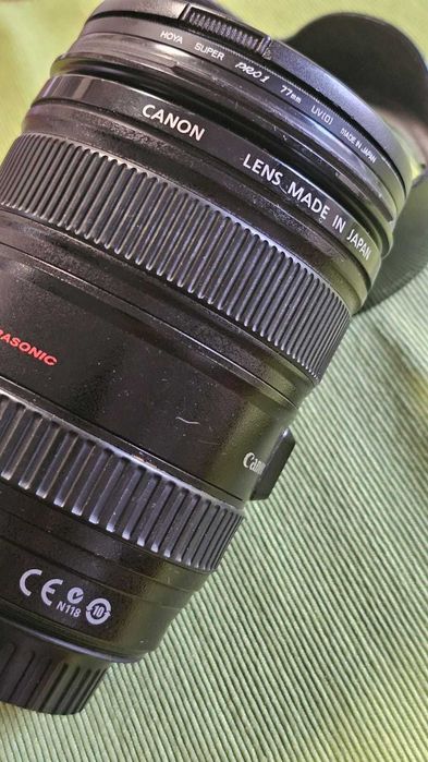 Obiektyw Canon EF 24-105 mm f/4L IS USM + filtr HOYA Super Pro 1