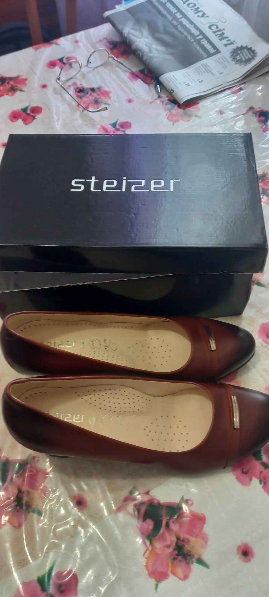 Продам женские туфли новые Фирмы STEIZER Польша размер 42 .цена 1100..
