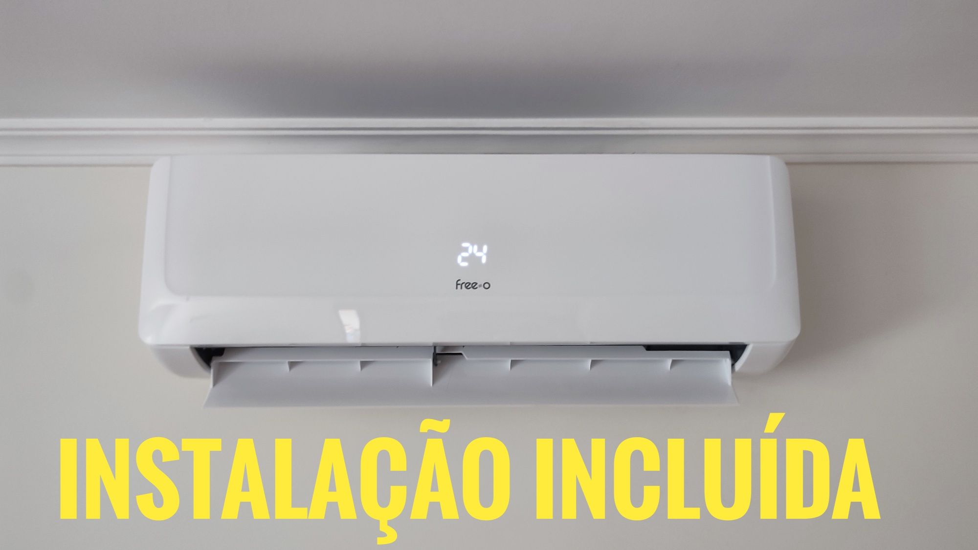 Ar condicionado Freeo com instalação incluída